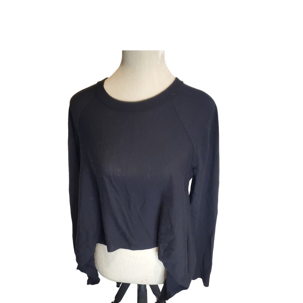 The Fisher Project Eileen Fisher 100% Wool Shark Bite Pullover sweater‎ Small